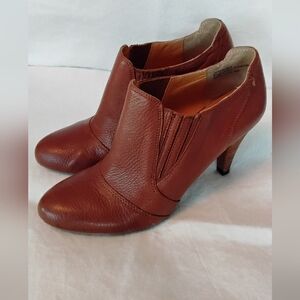 Womens Audrey Brooke Brown Leather Ankle Boots
